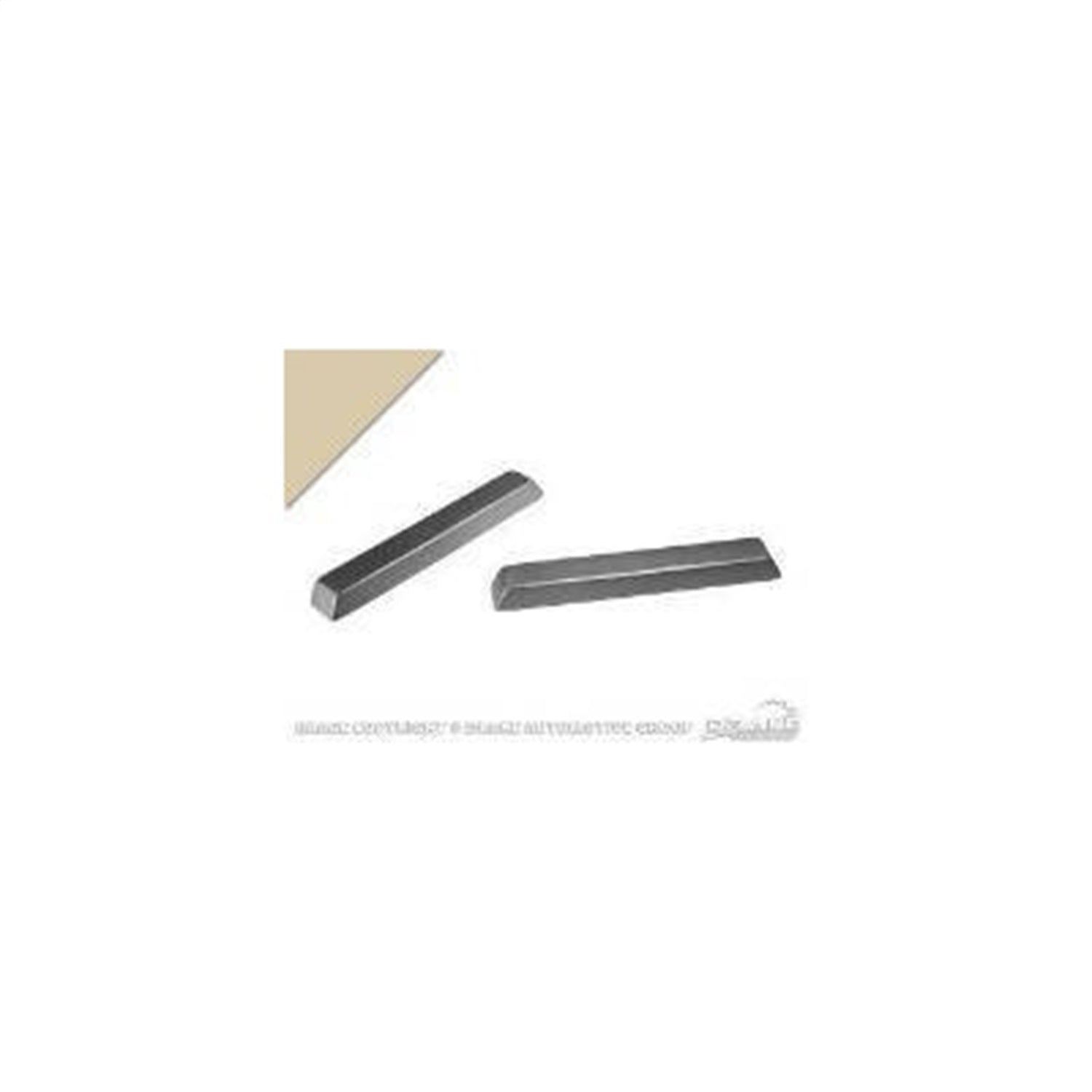 Scott Drake 64-66 PARCHMENT ARM REST PAD