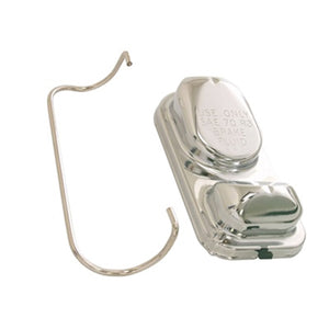 Scott Drake 67-73 CHROME M/C CAP W/DISCS