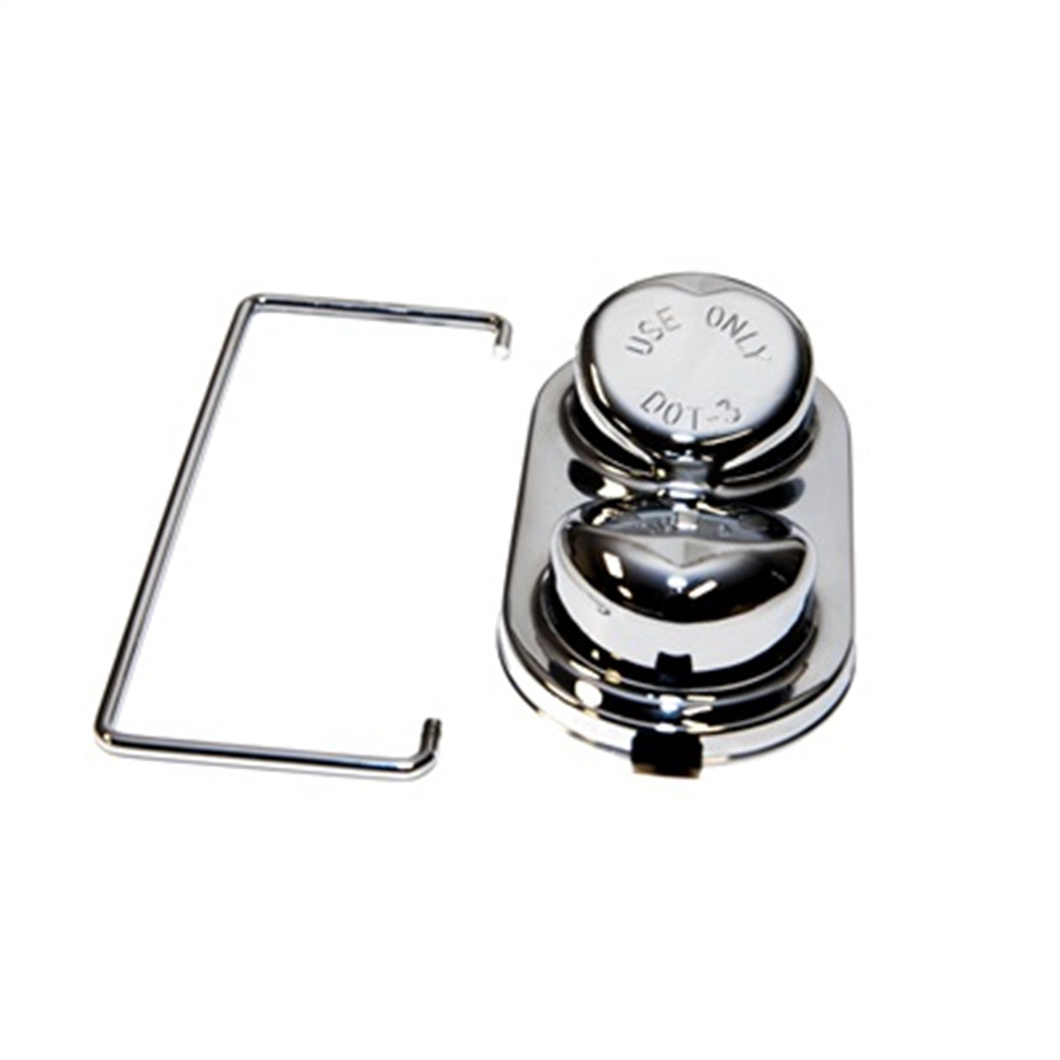 Scott Drake 67-73 DRUM BRAK M/C CAP CHROME